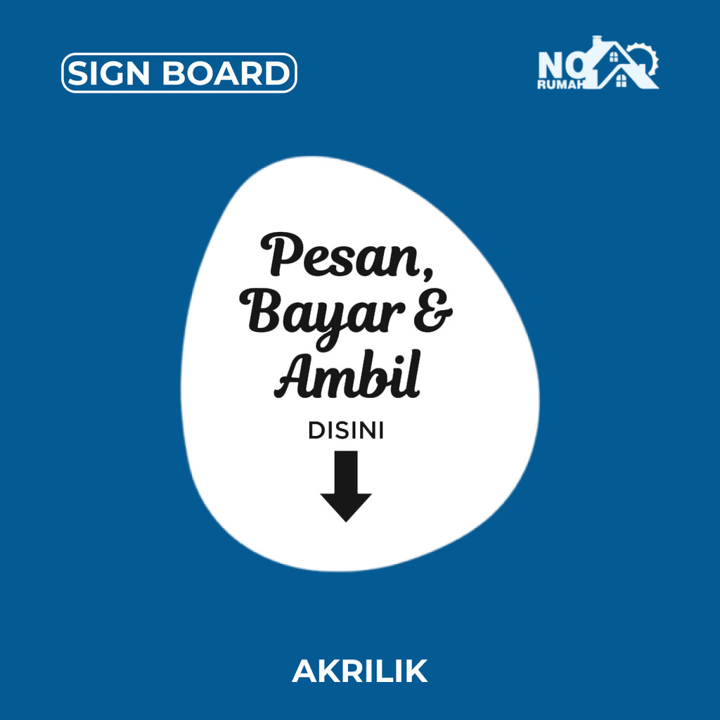 

Pesan Bayar & Ambil Disini Latin Sign Board Akrilik Tempel Dinding Papan Acrylic Restoran Dinding Petunjuk Toko Cafe