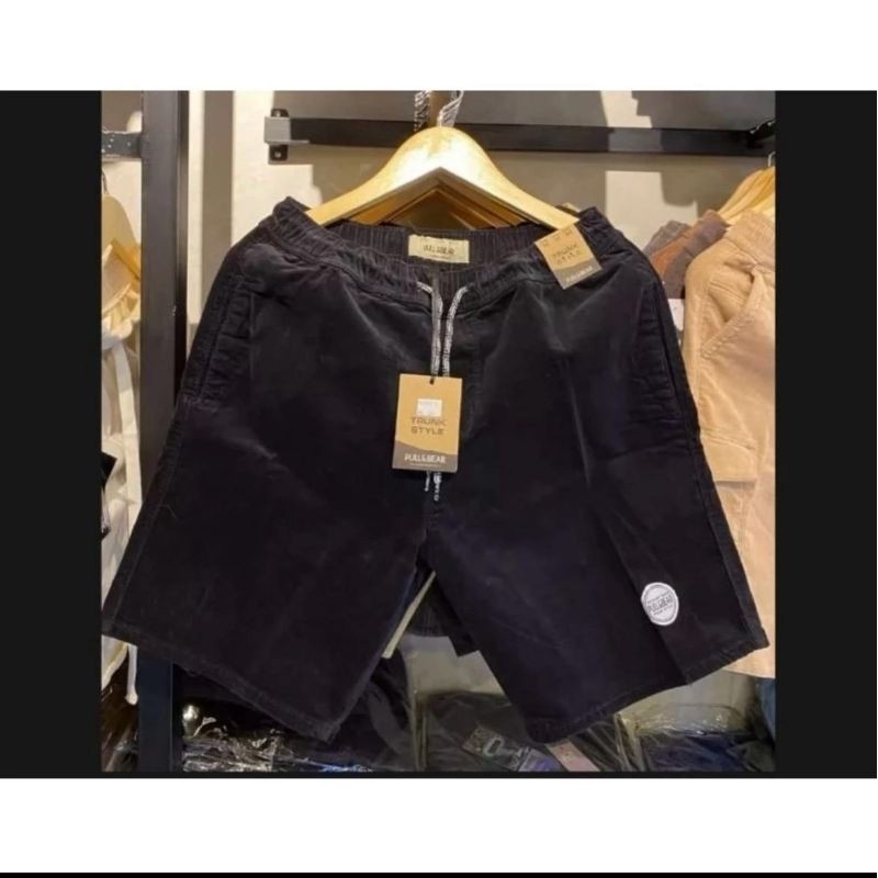CELANA PENDEK PRIA CORDUROY PULL&BEAR