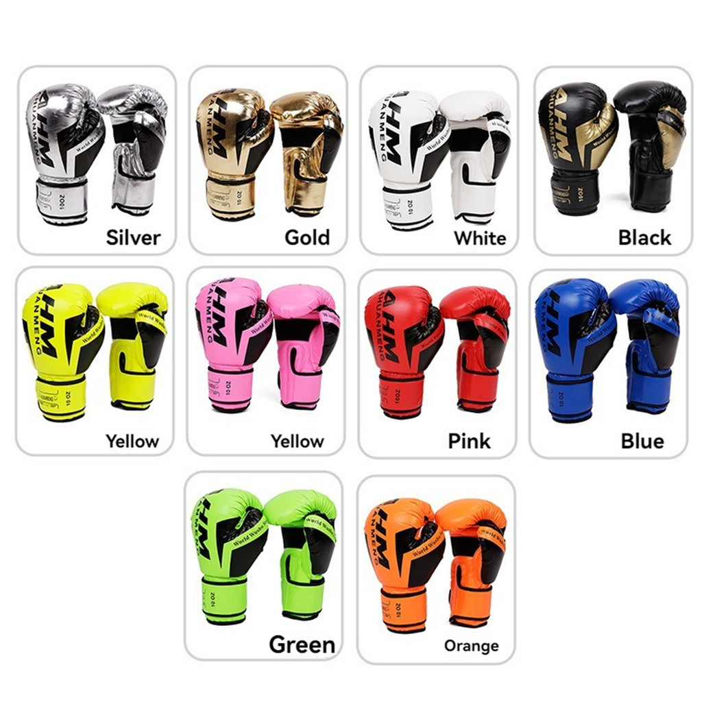 Adult Boxing Gloves Muay Thai Sanda Tear Resistant Pu Boxing Gloves Boxing Competition Boxing Gloves