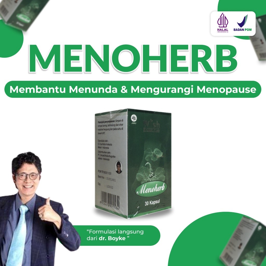 MENOHERB Suplemen Menopause Dr Boyke