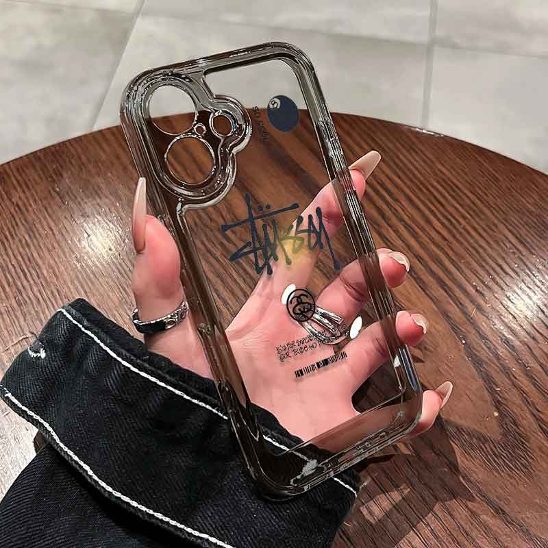 Premium TPU American Hip Hop Brands Stussy transparan soft case hp Oppo Reno 15F Reno 15 5G A6x A6 P