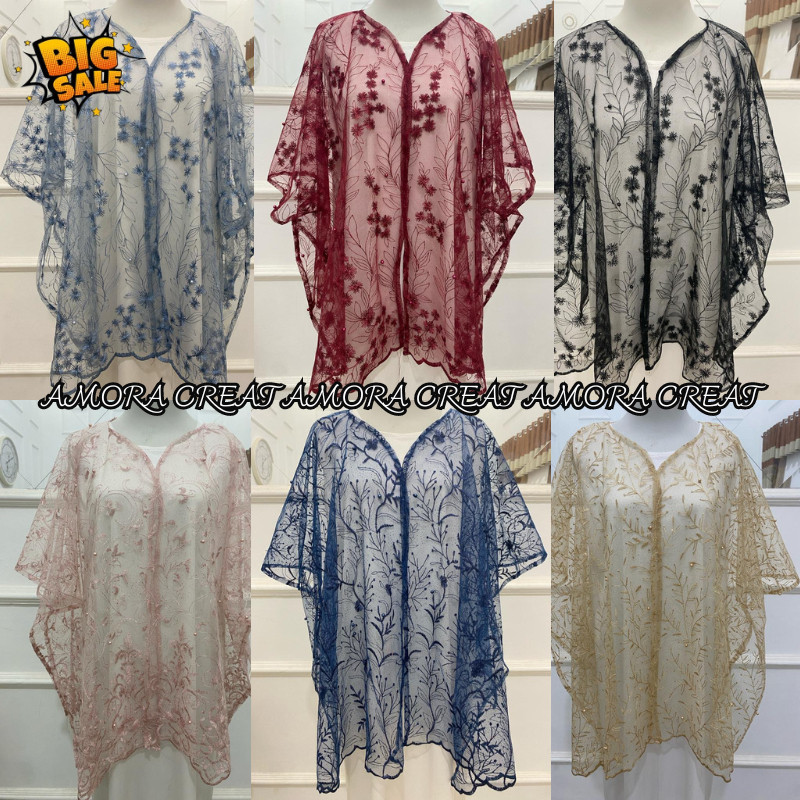 cardigan brokat // outer brokat // cape brokat