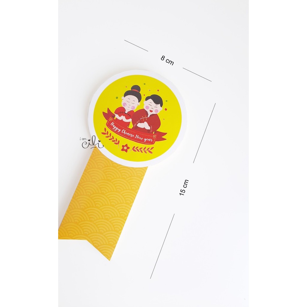 

(SCNY042) stiker imlek sincia cny untuk toples 500gr (uk 8x15cm)