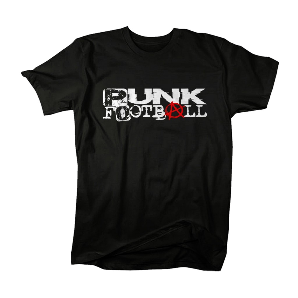 Kaos Punk Football Baju Distro Pria Katun Combed