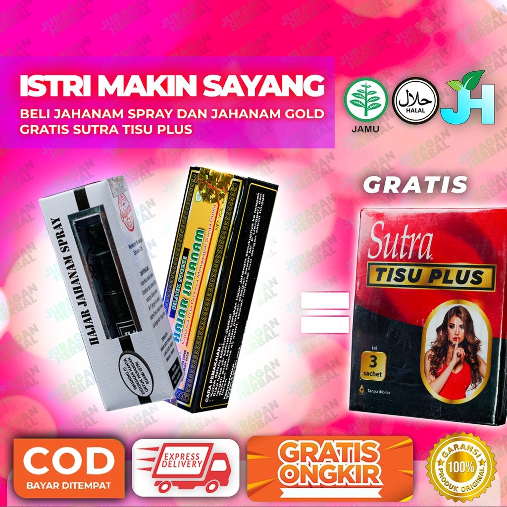 

ALL NEW TERBARU (PAHE) Tahan Lama Hajar - Jahanam Spray Blackstone Gold 100% Original Bonus Tisue Sutra Plus ~ fitrishop15