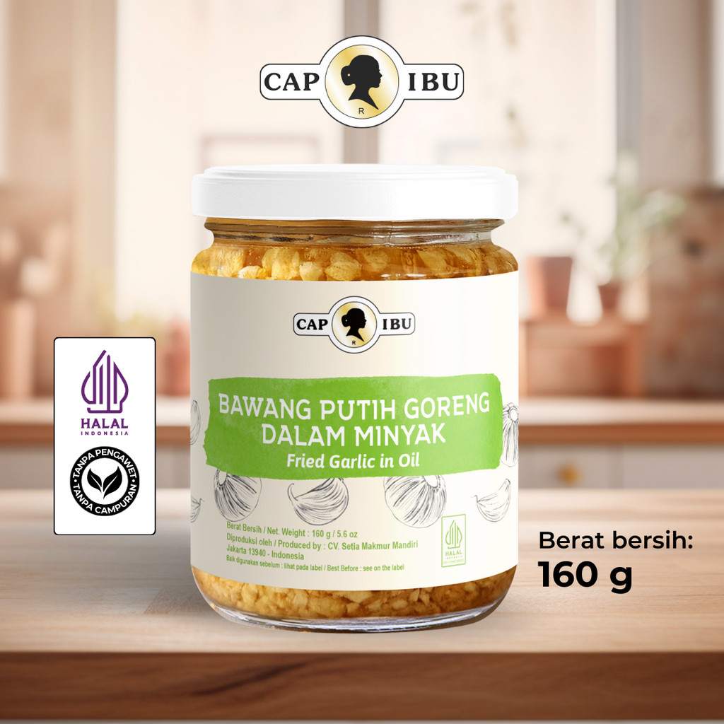 

CAP IBU Bawang Putih Goreng dalam Minyak - Bumbu Masak Instan Premium