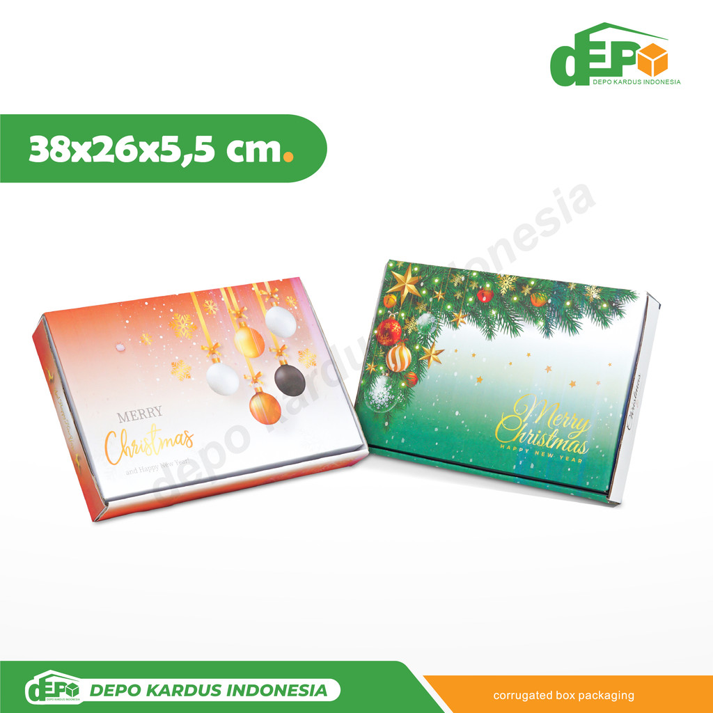 

Box 38X26X5,5 EDISI NATAL (KuKer Toples 250gr isi 6) /kemasan/packaging/karduskemasan/kuker/kuekering250gram/tinggi5