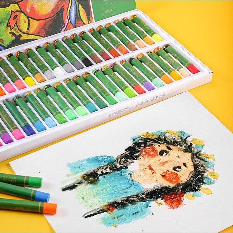 

48 Colors Oil Pastel for Artist Graffiti Soft Pastel Painting Drawing Pen School Student Kid Stationery Art Supplies Crayon Set