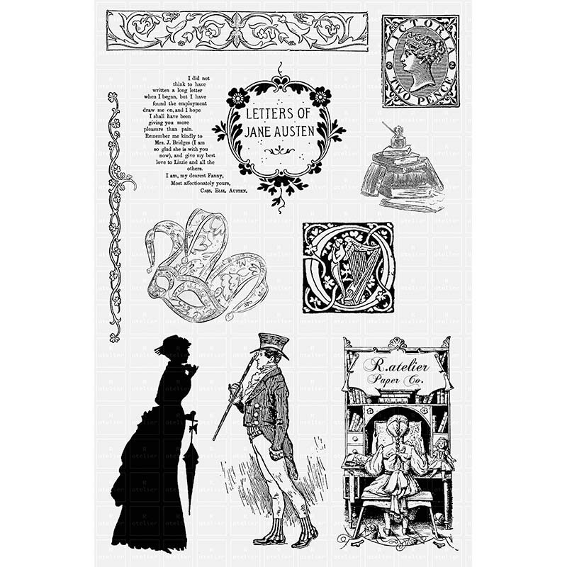 

Flowers Butterfly Stamp Scrapbooking 6+Type Vintage Journaling Diary Decorative Card Marking Silicon Scrapbook Clear Stamps