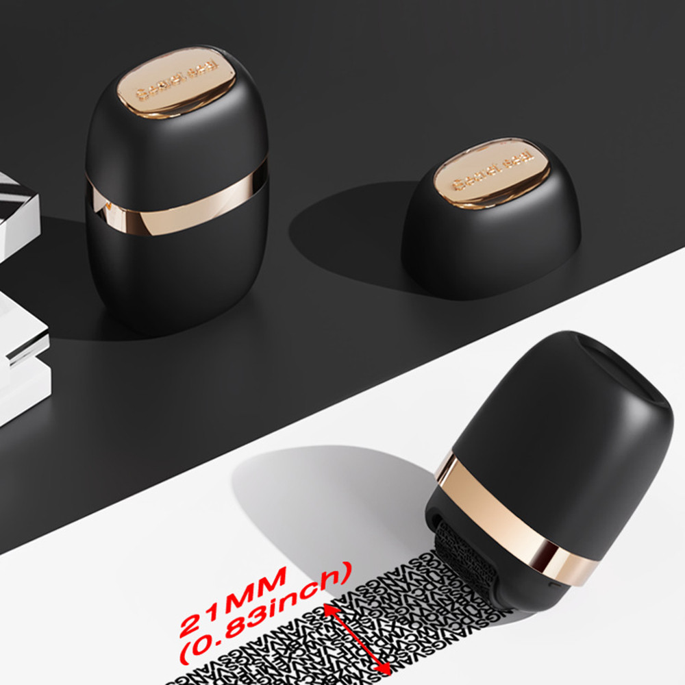 

ID Protector Ink Roller Wide Identity Theft Protection Confidential Signature Roller Stamp for Data Privacy 21mm Scrolling Width