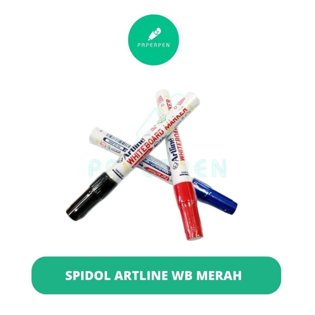 

[CCATK] SPIDOL ARTLINE EK500S WB Hitam/Biru/Merah