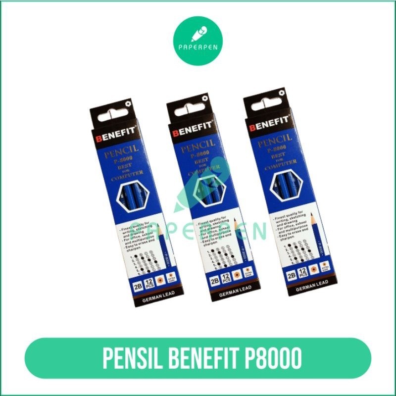 

(PST.ATK) (Pak) Pensil Benefit Best P8000