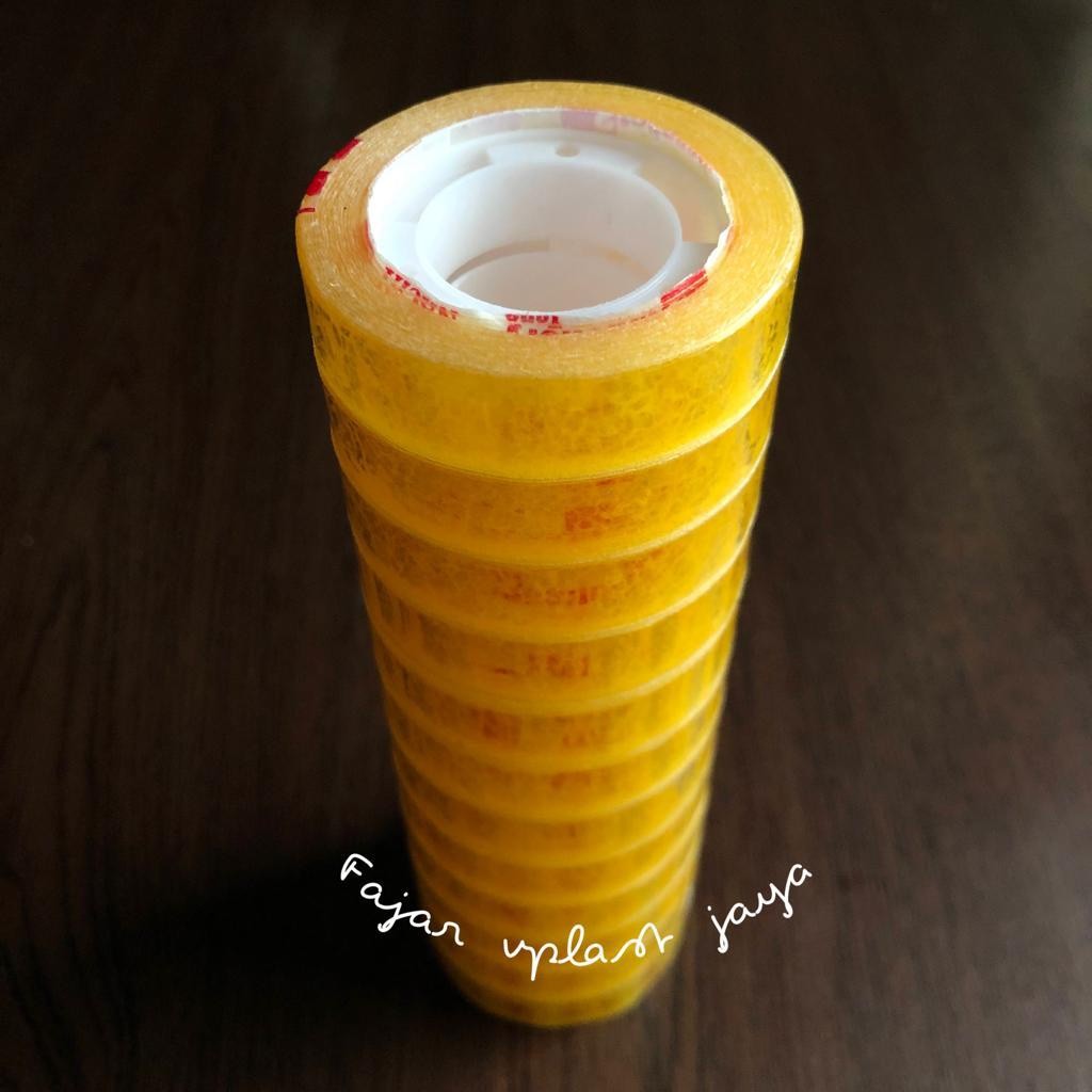

SOLASI BENING NACHI TAPE Yellow 12 mm x 25 yard (12 Pcs) KECIL MINI kado