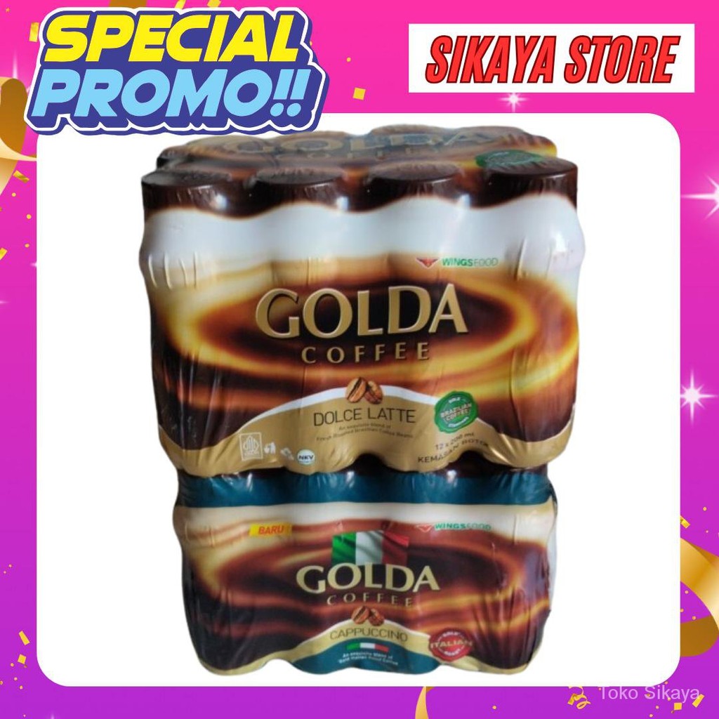 

Golda Coffe cafuccino latte kopi 1Dus (12 pcs )