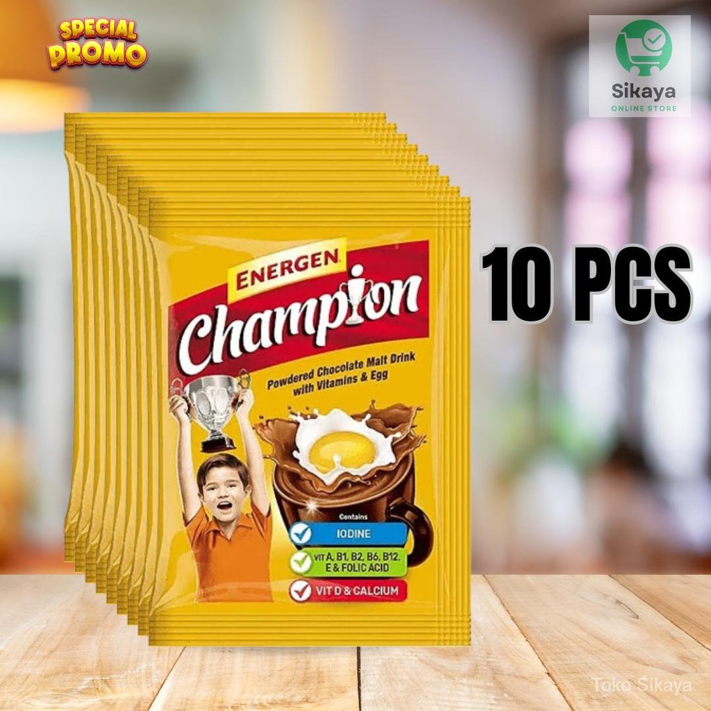 

Champion energen coklat susu 1 renceng isi 10 pcs