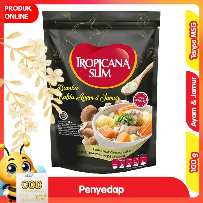 

Tropicana Slim Kaldu Ayam dan Jamur 100 g