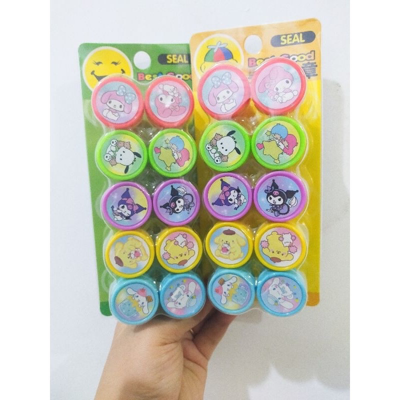 

(GTT) STEMPEL/CAP/STAMP SET ANAK SANRIO KUROMI LOTSO CINNAMOROL