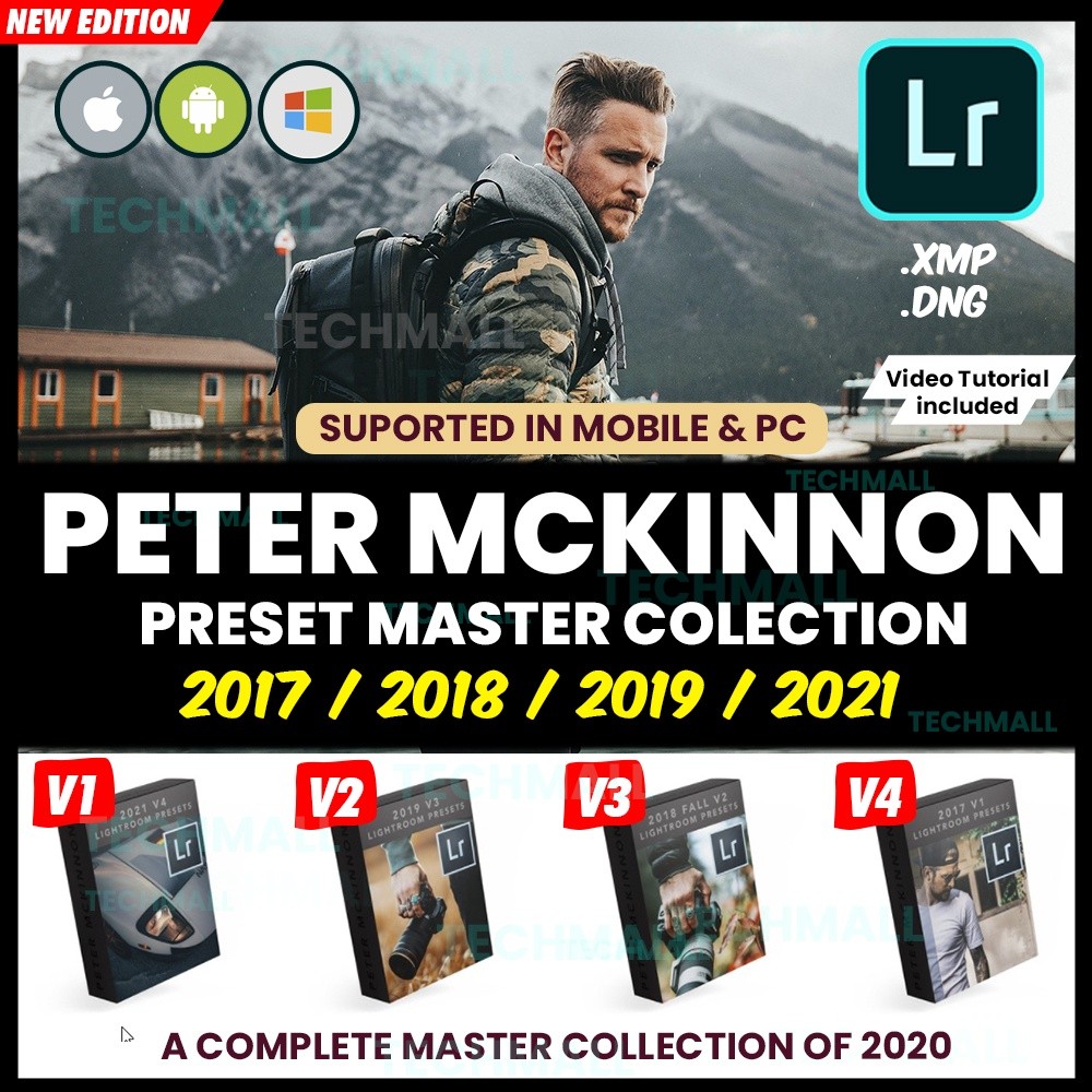 

NS Peter McKinnon 2022 Master Collection LR preset Sound pack Luts Graphic Title