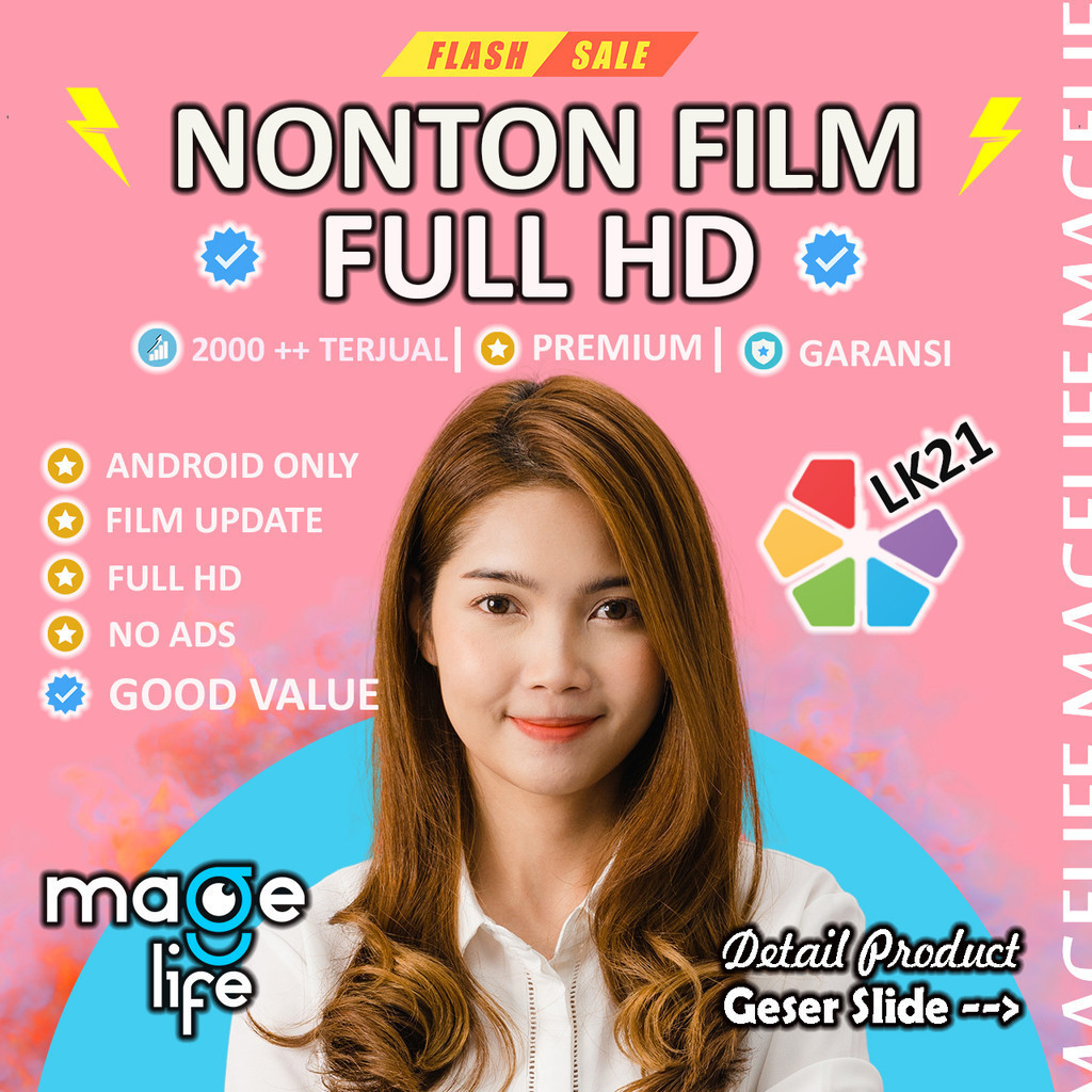 Aplikasi Lk21 Nonton jutaan film HD Magelife