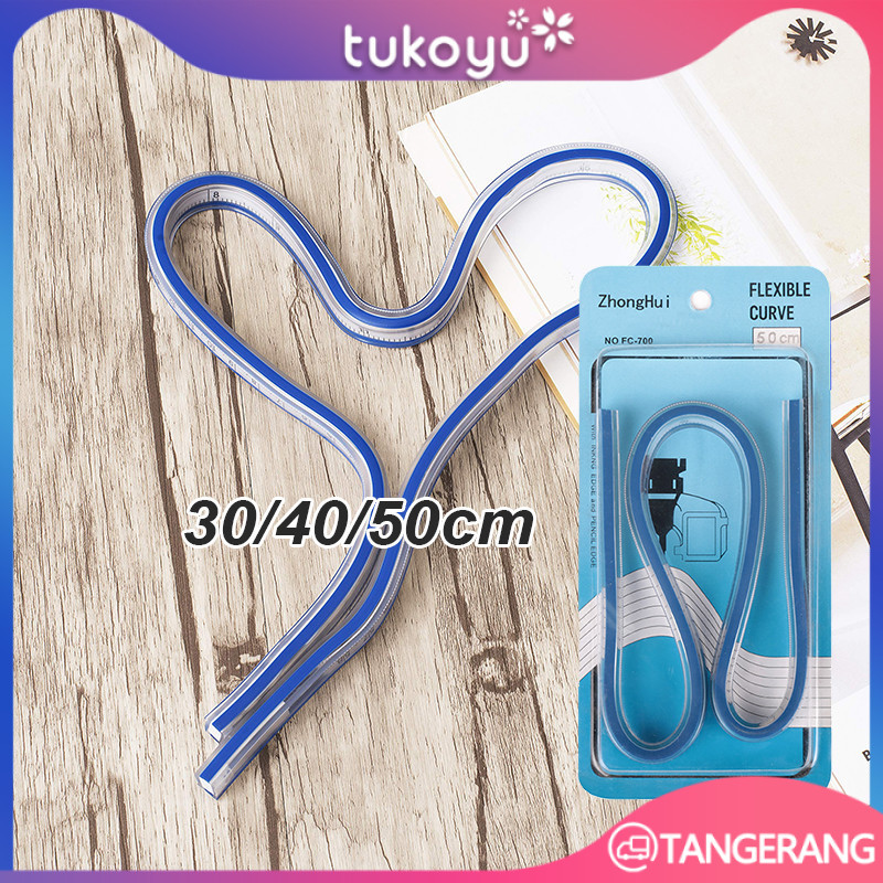 

50cm Penggaris Jahit Pola Lengkung Flexible CT-50 Penggaris Jahit Lentur