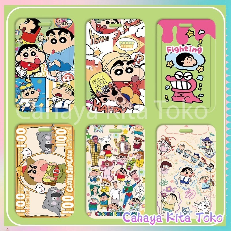 

【Diskon Lebaran】ID CARD HOLDER/SARUNG KARTU/pesanan Hadiah Khusus/SUPPORT HARGA GROSIR/ Shinchan Anak Kecil Lucu Yang Seakan-akan Kentang
