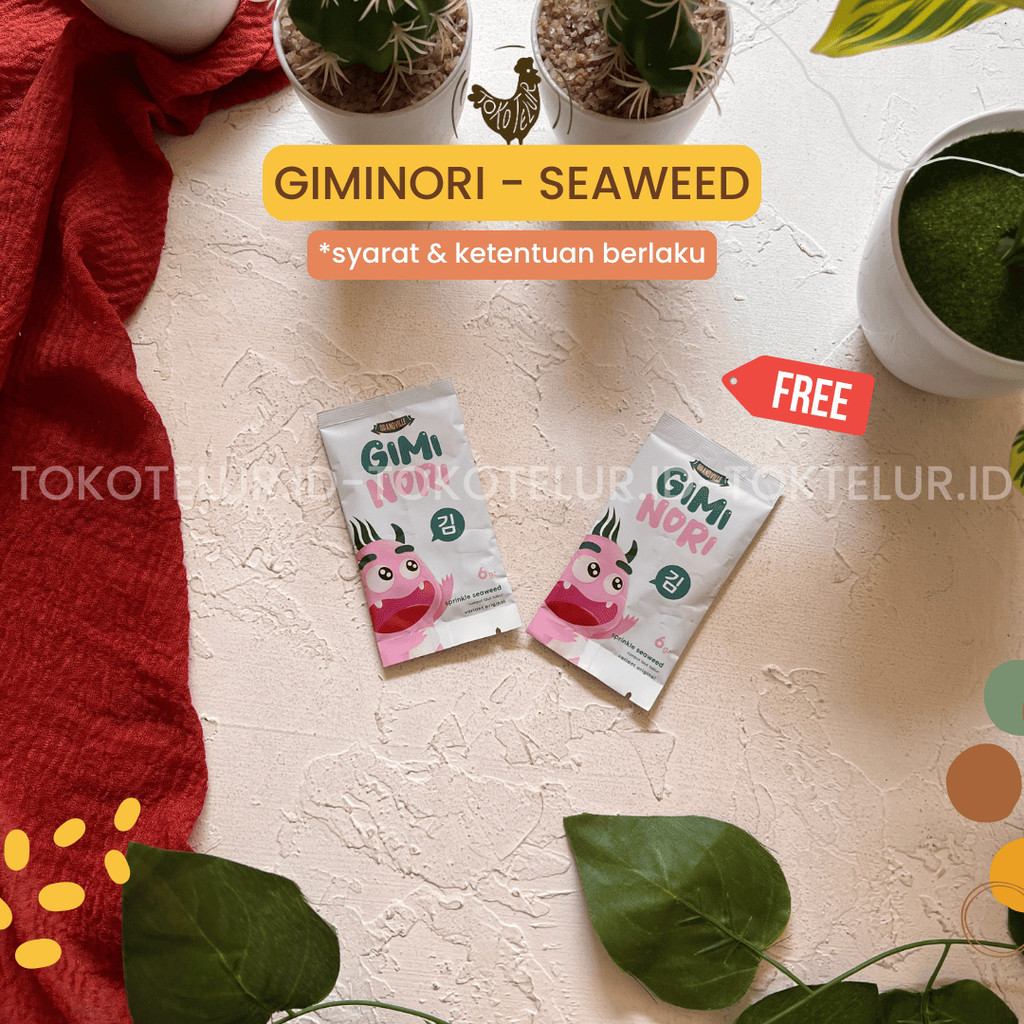 

[FREE GIFT] - GIMINORI SEAWEED / Hadiah Seaweed Rumput Laut Tabur | NOT FOR SALE