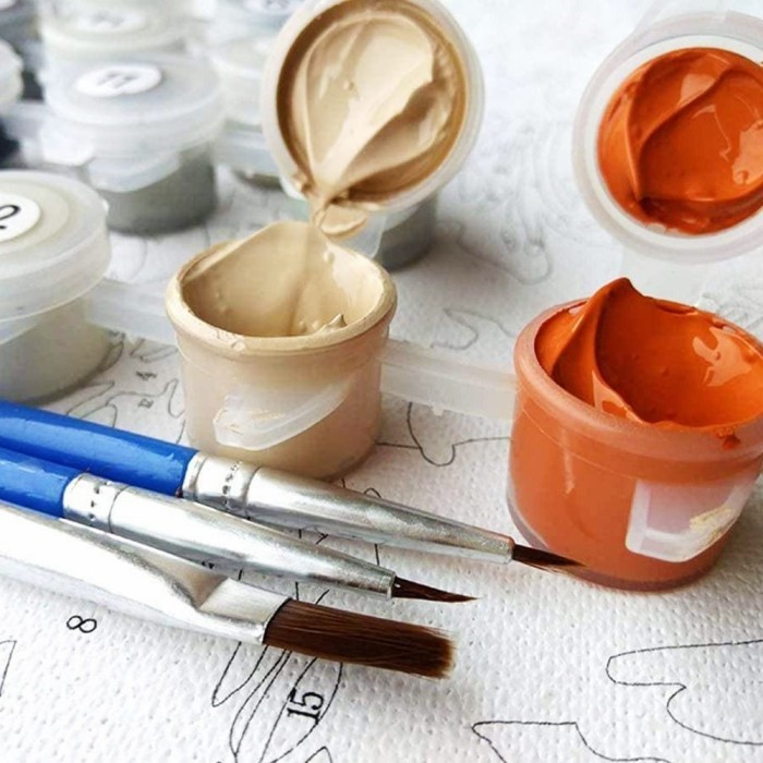 

best -Home Decor Canvas Paint By Number Kit Digital Oil Painting DIY - N223