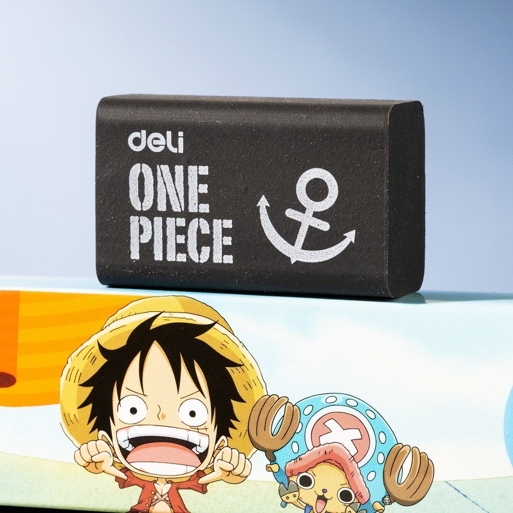 

Penghapus Pensil Deli EH311 One Piece Lucu Anti Debu Warna Hitam Ukuran kecil Original