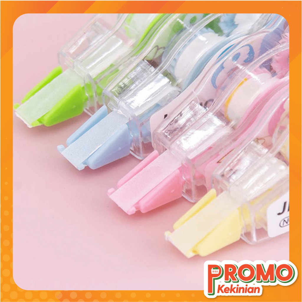 

PROMO KEKINIAN - S5740 Tipe X Pita / Penghapus Pulpen Roll Correction Tape / Tipex Set 4pcs / Tipex Lucu / 4 Pcs Correction Tape