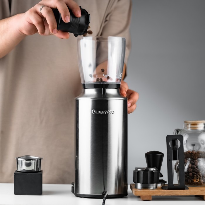 BEST -Grinder Kopi Elektrik Guerrero GR 01 Coffee Grinder Conical Burr 40 mm