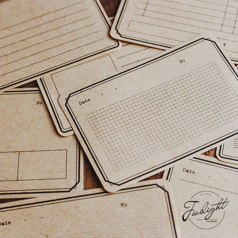

16PCS Vintage Writable Kkraft Paper Label Stickers DIY Scrapbooking Album Junk Journal Diary Week Happy Planner Decorate