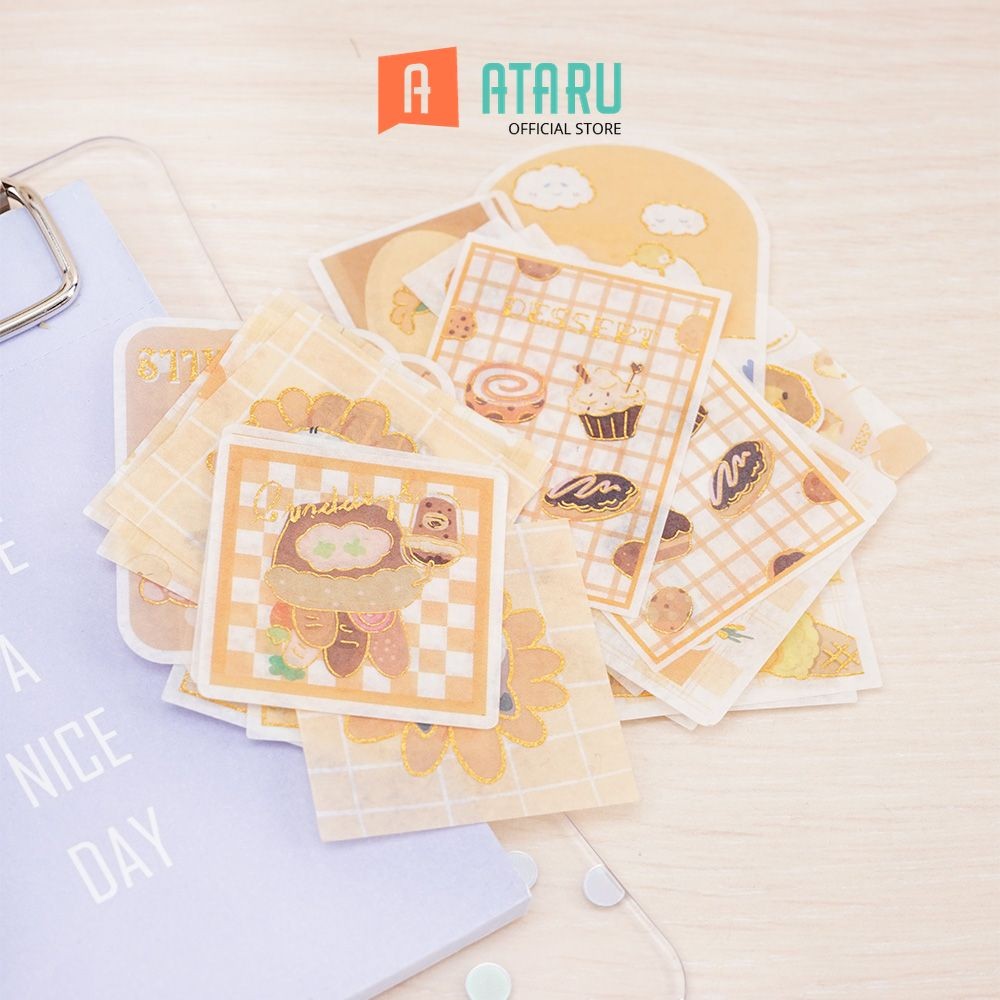 

Ataru Set 40 Pcs Stiker Random Stiker Dekoratif Lucu Cute Stickers Deco Sticker Pack Journal Book