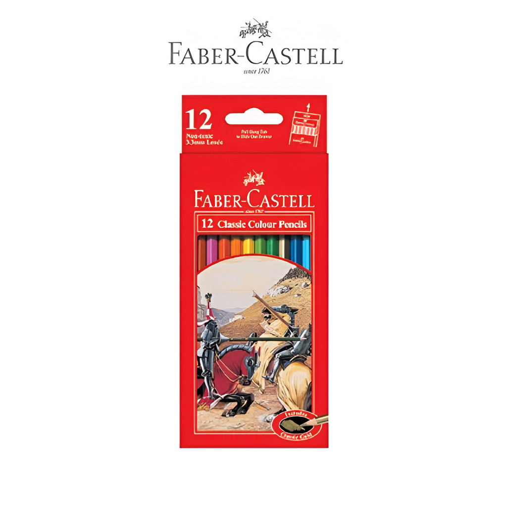 

Pensil Warna Faber Castell 12 Warna Panjang Classic - Faber Castell Pensil Warna Classic 12 Pajang
