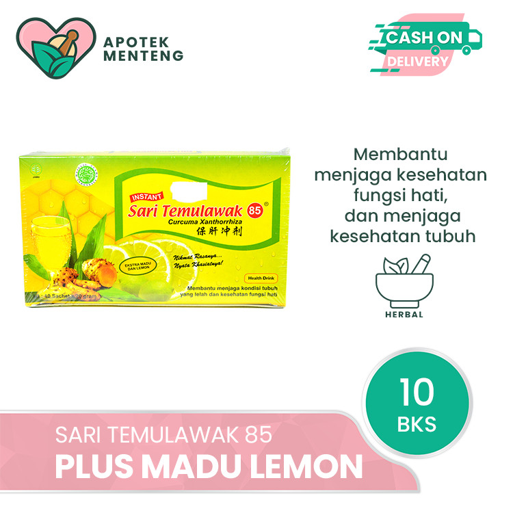 

Sari Temulawak 85 Instan Plus Madu Lemon