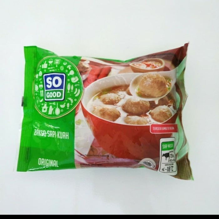 

So Good Bakso Sapi Kuah 120 Gr