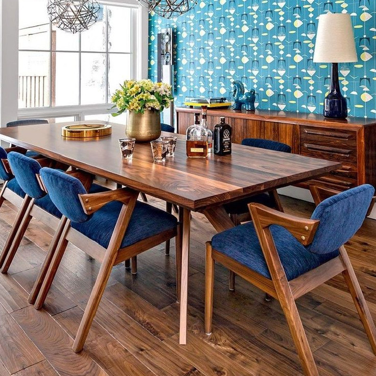 KURSI MAKAN JATI TUA 6 KURSI + MEJA 200CM