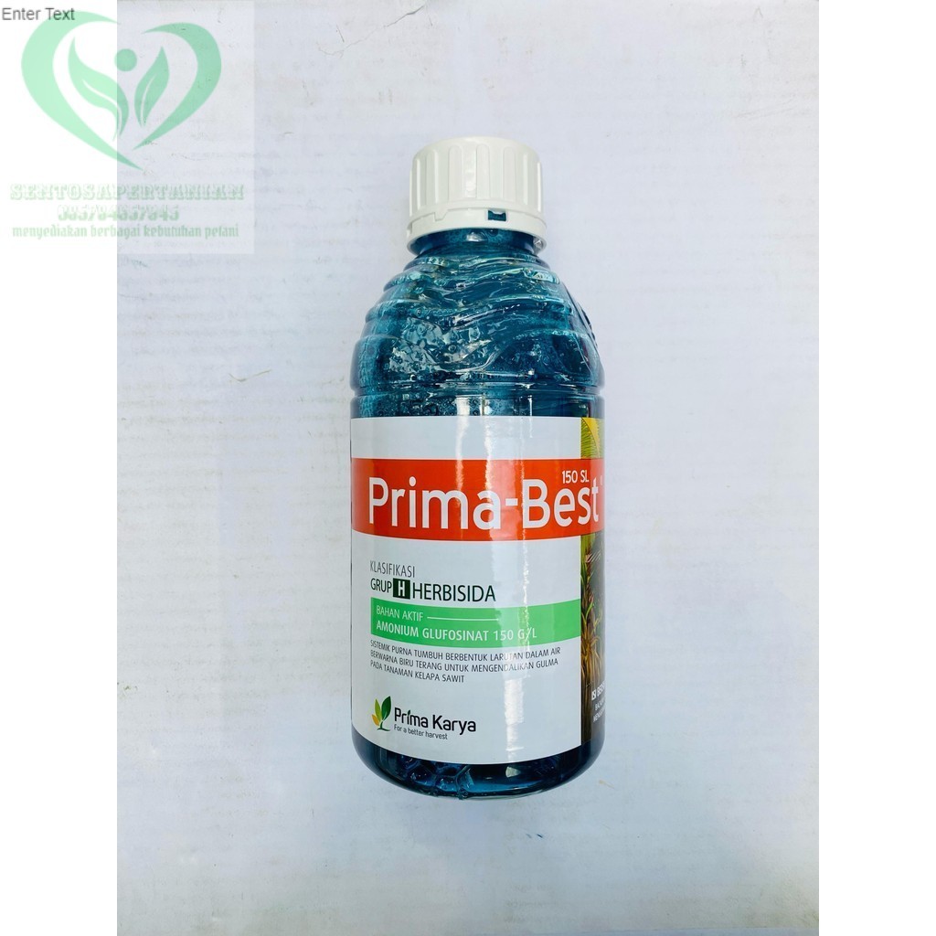 TERLARIS Herbisida PRIMA BEST 150SL isi 1 Liter pengendali gulma lulangan teki dari PRIMA KARYA