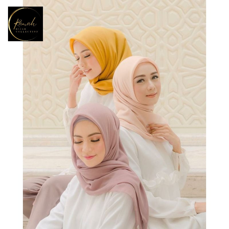 HIJAB BELLA SQUARE ORI POLLYCOTTON/JILBAB SEGI EMPAT BELLA SQUARE/BELLA SQUARE