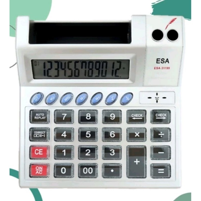 

TSB KALKULATOR ORIGINAL ESA 31199/KALKULATOR CHECK CORRECT 12 DIGIT 120 STEP