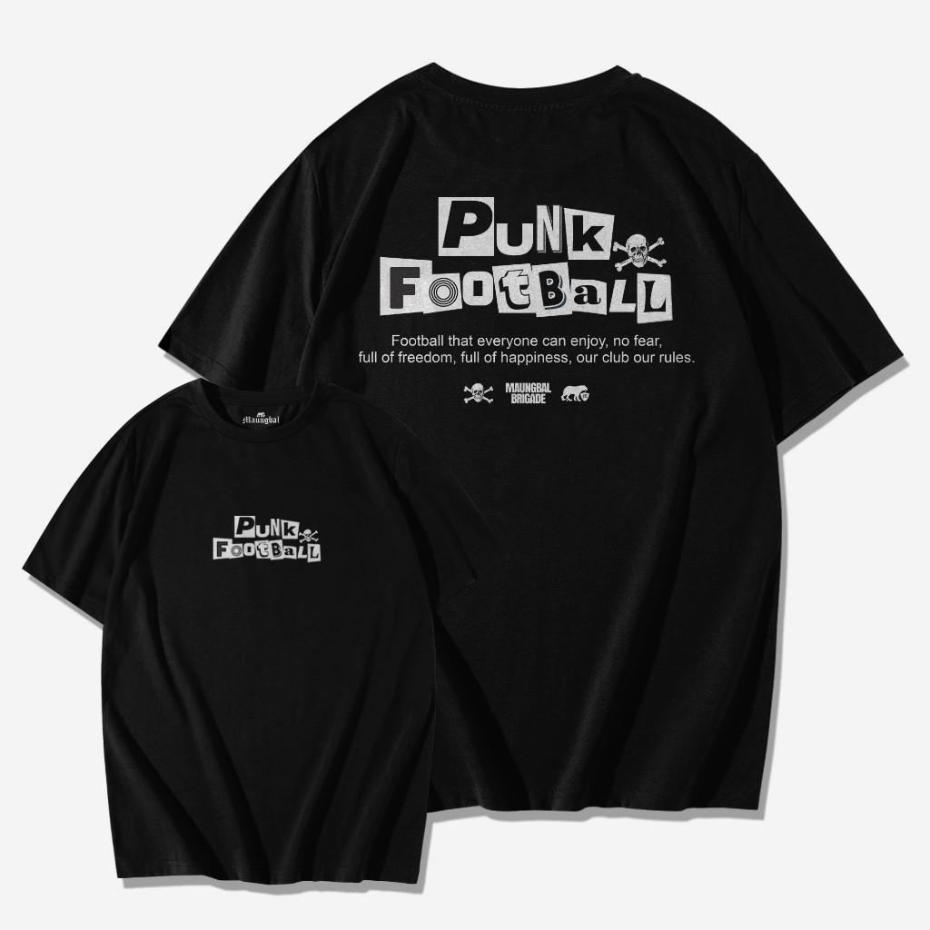 Maungbal - Punk Football - Casual Football - Kaos  - Unisex Pria Wanita