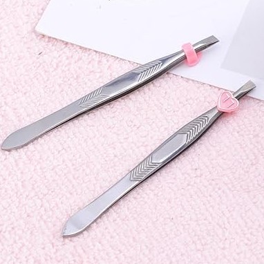 Pinset miring|lurus catut uban pinset alis miring dan lurus stainless