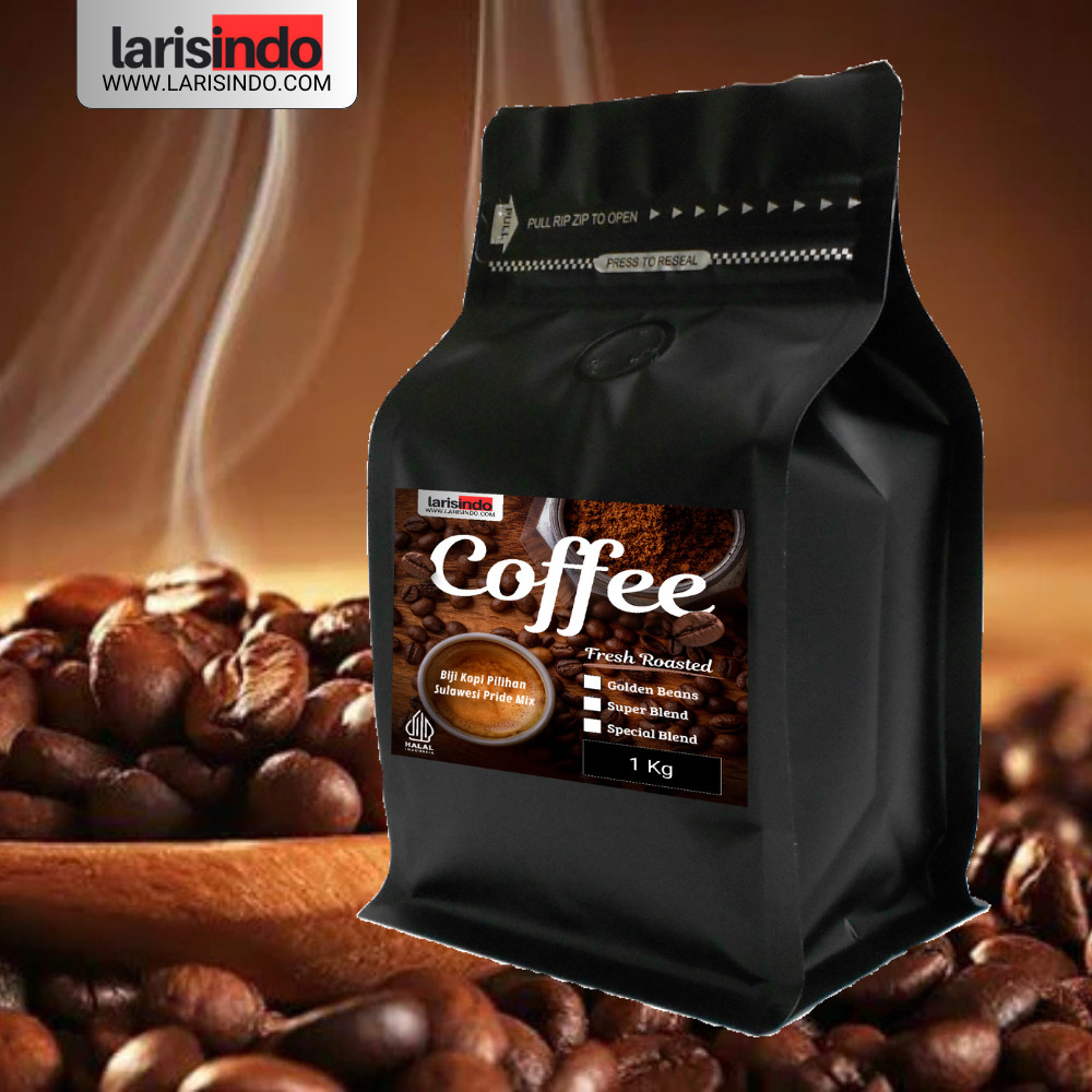 

Biji Kopi Coffee Beans PREMIUM Sulawesi Pride Mix Arabica Robusta - LARISINDO