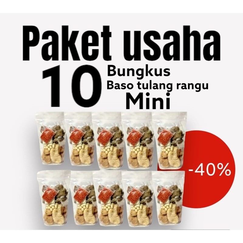 

Baso tulang rangu mini paket 10 pcs