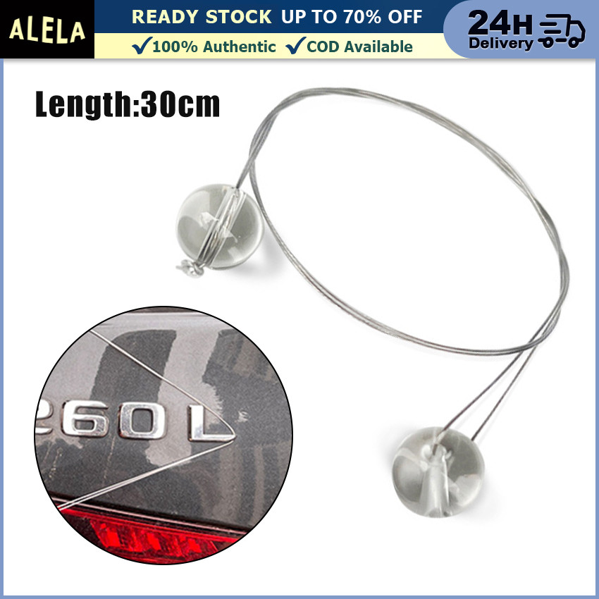 Car Emblem Logo Removal Tool Kabel Pembersih Penghapus Penghilang Lem Emblem Mobil