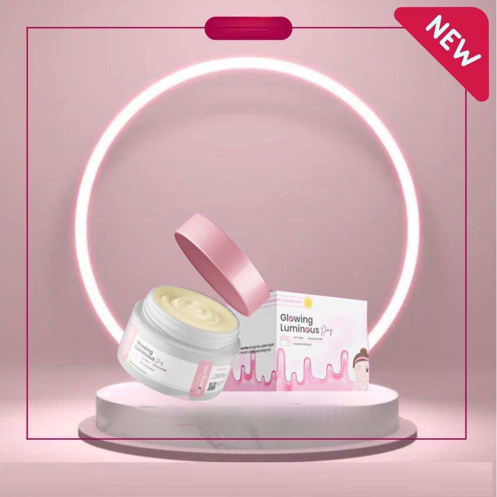 Gloglowing skincare Day Cream luminous Glowing Booster 10g Bpom
