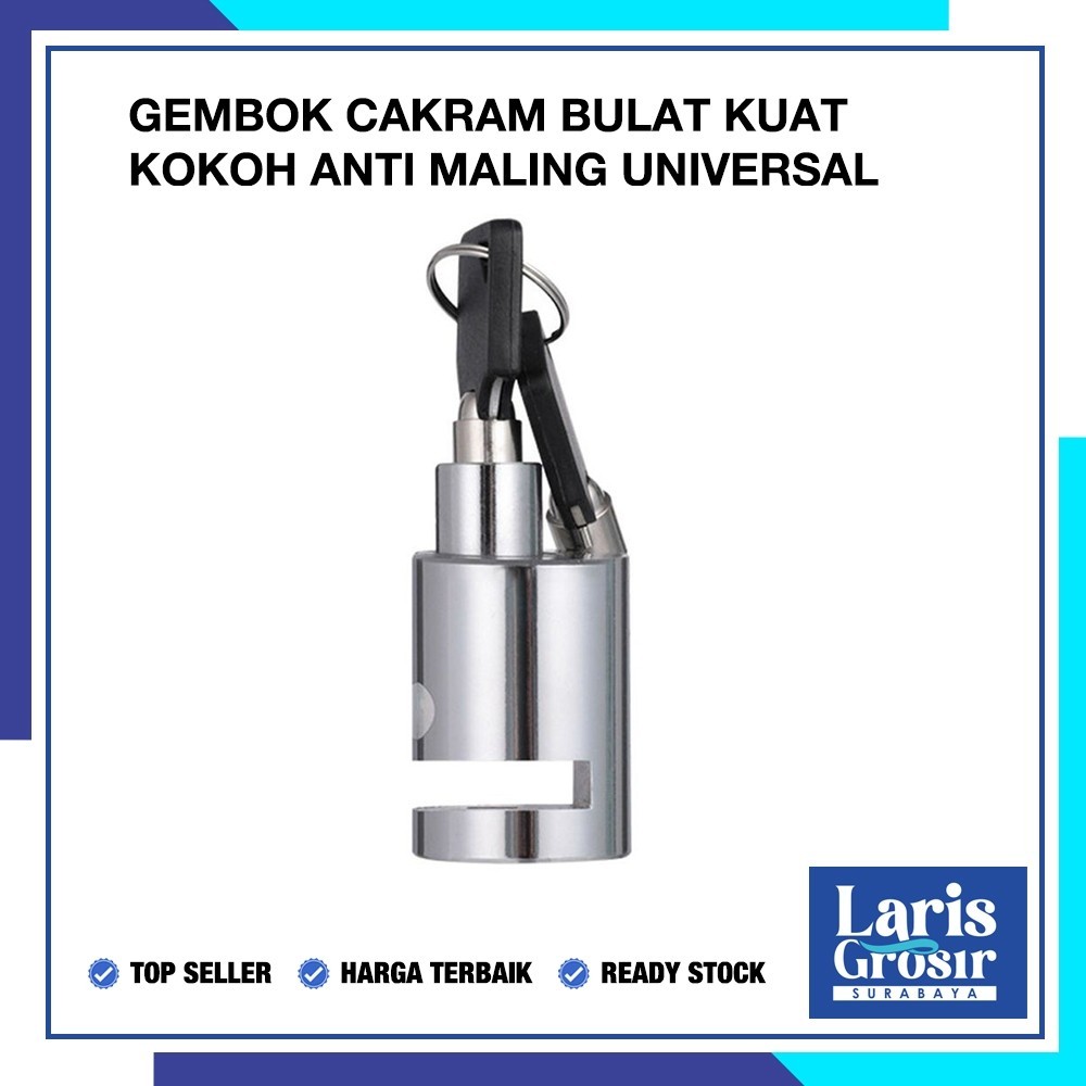 TERLARIS Kunci Gembok Disc Lock  Cakram Motor Anti Maling Laris Grosir Surabaya ff-8