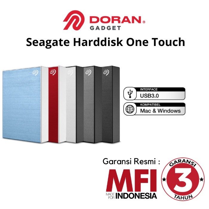 Hard Disk Harddisk Hardisk HDD Eksternal External Seagate 1TB 2TB 4TB 5TB | 1 2 4 5 TB TERA One Touc