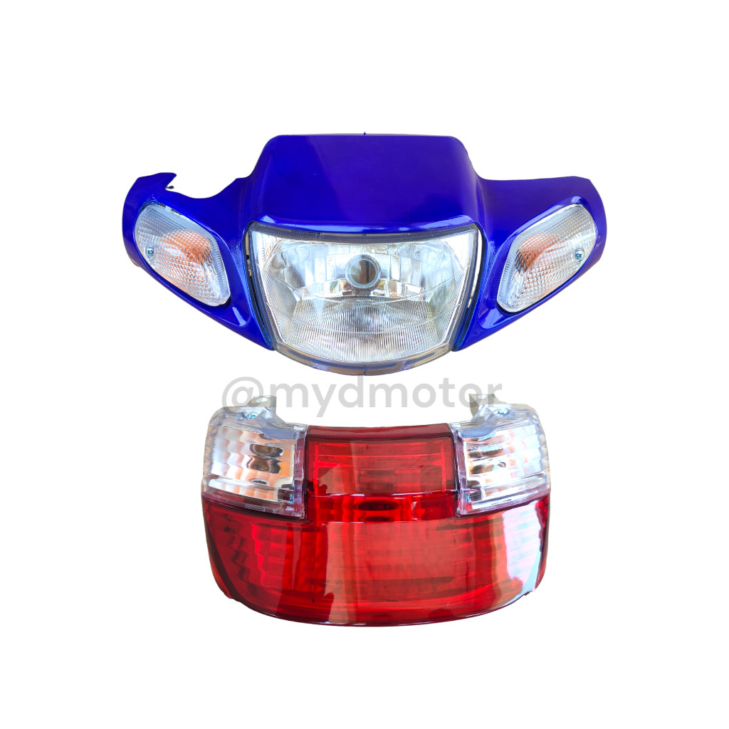COVER BATOK DEPAN SET REFLEKTOR LAMPU DEPAN PLUS SEIN LAMPU STOPLAMP YAMAHA FIZR FIZ R VEGA R LAMA A