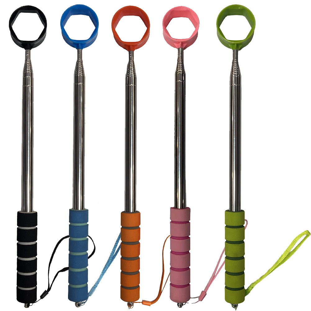 8.86 FT Telescopic Golf Ball Retriever Golf Ball Pick Up Retriever Grabber Extendable Golf Ball Retr