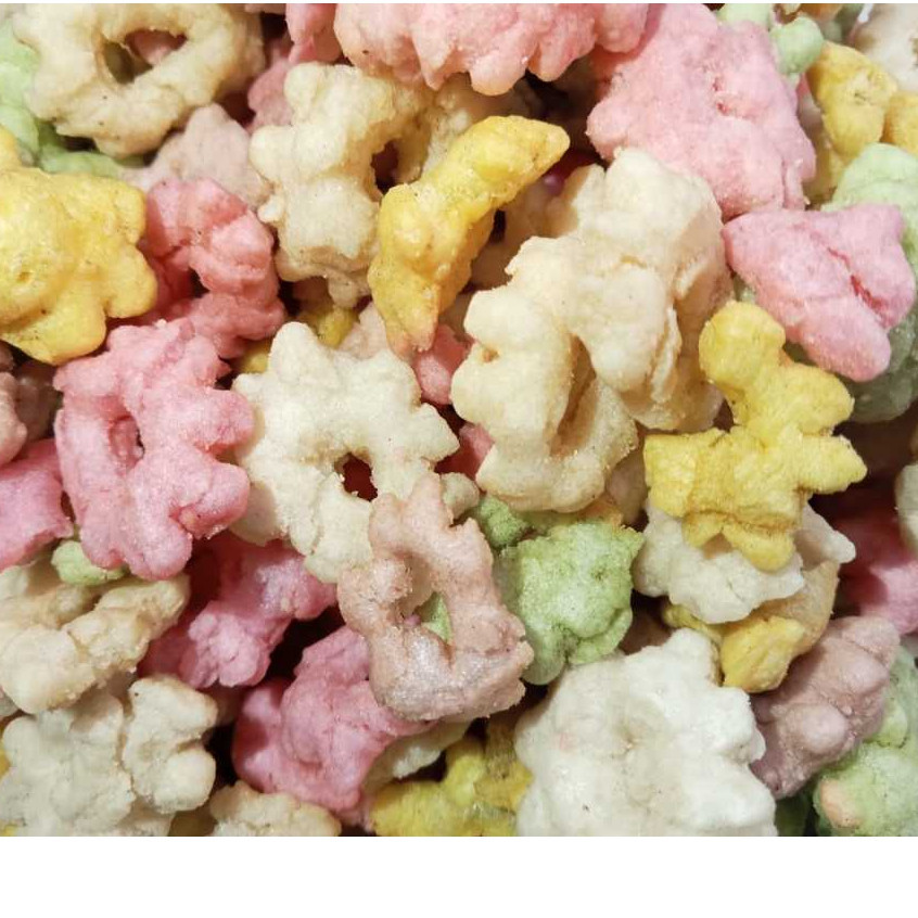 

Kue Sakura Warna / Kue Bintang Cap Tiga Dewi isi 1 Kg Promo COD